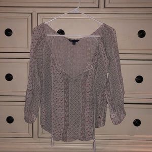 AEO Half Sleeve Blouse